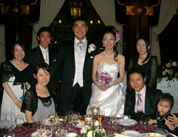 小川の結婚式
